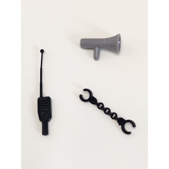 Vintage Playmobil Police Parts Handcuffs Walkie Talkie Megaphone - Picture 1 of 2